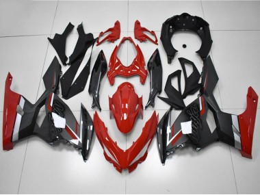 Venta Carenados Moto Kawasaki EX400 2018-2024 - Rojo Gris Negro