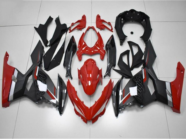 Venta Carenados Moto Kawasaki EX400 2018-2024 - Rojo Gris Negro