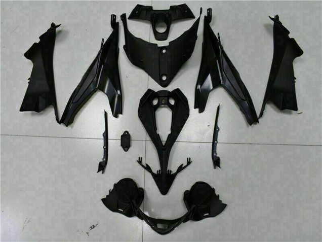 Venta Carenados Moto Kawasaki EX650 2009-2011 - Negro Mate Rojo Raya
