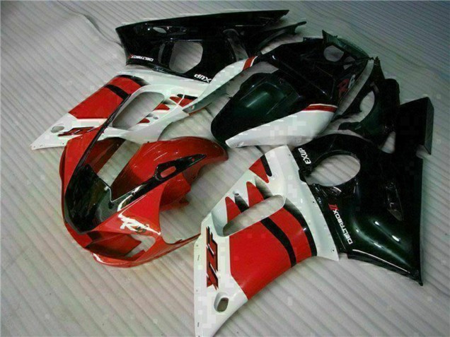 Venta Carenado Moto Yamaha YZF R6 1998-2002 - Blanco Rojo Negro Brillante