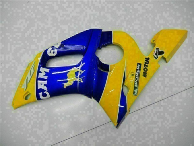 Venta Carenados Moto Yamaha YZF R6 1998-2002 - Amarillo Azul Blanco Camello Motul