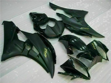 Venta Carenados Moto Yamaha YZF R6 2006-2007 - Negro Brillante Negro Mate Oro Calcomanías