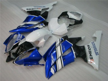 Venta Carenados Moto Yamaha YZF R6 2008-2016 - Blanco Azul Negro ENEOS Semakin Didepan