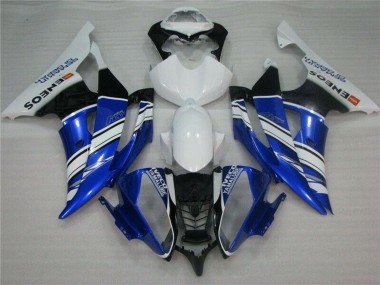 Venta Carenados Moto Yamaha YZF R6 2008-2016 - Blanco Azul Negro ENEOS Semakin Didepan