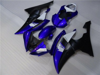 Venta Carenados Moto Yamaha YZF R6 2008-2016 - Blanco Azul Negro Mate