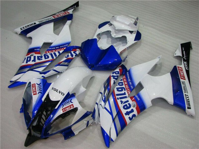 Venta Carenados Moto Yamaha YZF R6 2008-2016 - Blanco Azul Rojo Sterilgarda Volvo Fimer Yamalube