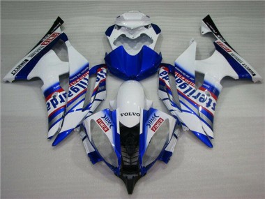 Venta Carenados Moto Yamaha YZF R6 2008-2016 - Blanco Azul Rojo Sterilgarda Volvo Fimer Yamalube