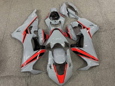 Venta Carenados Moto Honda CBR1000RR 2017-2023 - Nardo Gris Rojo Raya