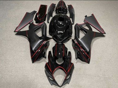 Venta Carenados Moto Suzuki GSXR 1000 2007-2008 - Negro Brillante Negro Mate Rojo