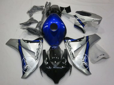 Venta Carenados Moto Honda CBR1000RR 2006-2007 - Plata Azul Negro Brillante TBR