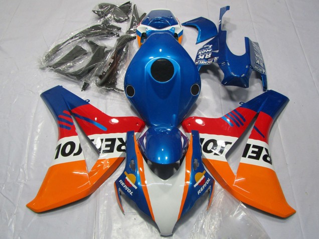 Venta Carenados Moto Honda CBR1000RR 2008-2011 - Naranja Blanco Rojo Azul Repsol