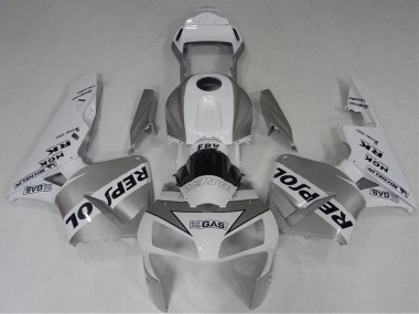 Venta Carenado Moto Honda CBR600RR 2003-2004 - Blanco Plata Negro Repsol