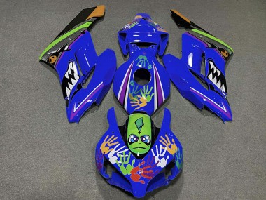 Venta Carenados Moto Honda CBR1000RR 2004-2005 - Azul Verde Naranja Negro Tiburón