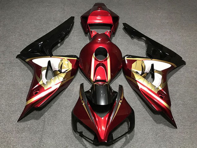 Venta Carenados Moto Honda CBR1000RR 2006-2007 - Rojo Blanco Oro Negro Brillante