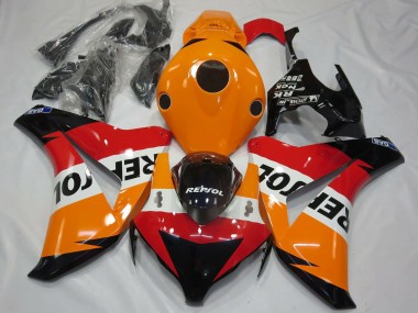 Venta Kits Carenado Moto Honda CBR1000RR 2008-2011 - Naranja Blanco Rojo Negro Brillante Repsol
