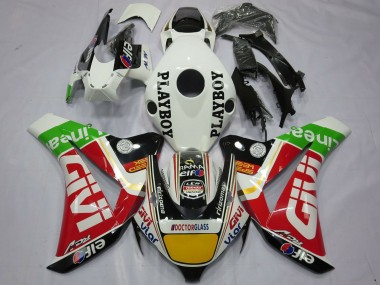 Venta Carenados Moto Honda CBR1000RR 2008-2011 - Blanco Rojo Amarillo Verde Negro Givi Playboy
