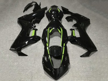 Venta Carenados Moto Honda CBR1000RR 2017-2023 - Negro Brillante Verde Lima Línea