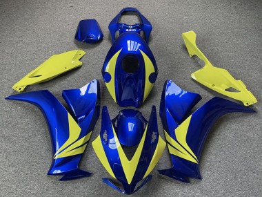 Venta Carenados Moto Honda CBR1000RR 2012-2016 - Azul Alta Visibilidad Amarillo