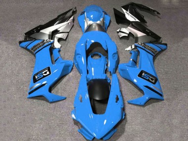 Venta Carenados Moto Honda CBR1000RR 2017-2023 - Azul Blanco Plata Negro Brillante DSI
