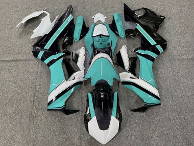 Venta Carenados Moto Honda CBR1000RR 2017-2023 - Blanco Cian Azul Negro Brillante