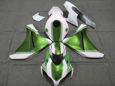 Venta Carenados Moto Honda CBR1000RR 2008-2011 - Blanco Lustroso Verde Perla