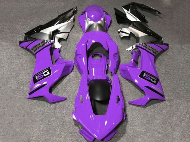 Venta Carenados Moto Honda CBR1000RR 2017-2023 - Púrpura Blanco Plata Negro Brillante DSI