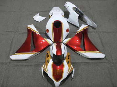 Venta Carenados Moto Honda CBR1000RR 2008-2011 - Blanco Rojo Oro