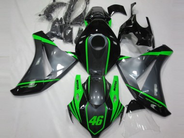 Venta Carenados Moto Honda CBR1000RR 2008-2011 - Gris Verde Negro Mate Motul 46