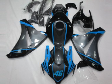 Venta Carenados Moto Honda CBR1000RR 2008-2011 - Gris Azul Negro Mate Motul 46