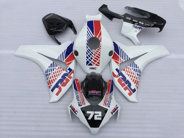 Venta Carenados Moto Honda CBR1000RR 2008-2011 - Blanco Azul Rojo HRC 72