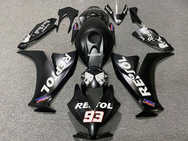 Venta Carenados Moto Honda CBR1000RR 2012-2016 - Negro Mate Blanco Repsol HRC 93