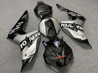 Venta Carenados Moto Honda CBR1000RR 2006-2007 - Plata Negro Mate Repsol