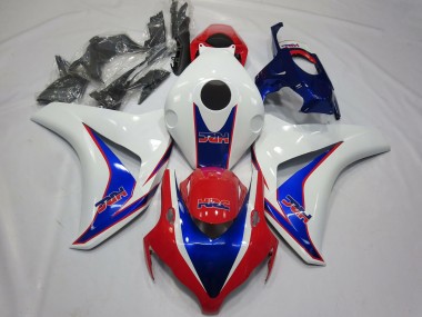Venta Carenados Moto Honda CBR1000RR 2008-2011 - Blanco Azul Rojo HRC OEM Estilo