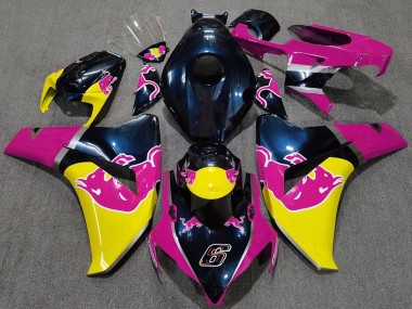 Venta Carenados Moto Honda CBR1000RR 2008-2011 - Azul Oscuro Rosa Amarillo Rojo Bull