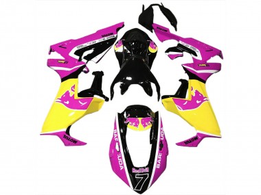 Venta Carenados Moto Honda CBR1000RR 2017-2023 - Rosa Amarillo Negro Brillante Rojo Bull