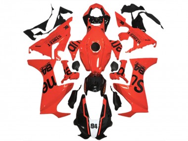 Venta Carenados Moto Honda CBR1000RR 2017-2023 - Rojo Negro Brillante Street Flava