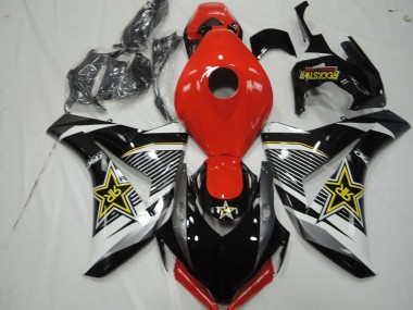 Venta Carenados Moto Honda CBR1000RR 2008-2011 - Blanco Rojo Negro Brillante RockStar Estilo