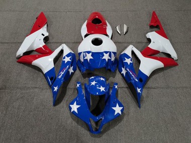 Venta Carenados Moto Honda CBR600RR 2007-2008 - Blanco Azul Rojo American Flag