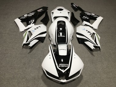 Venta Carenados Moto Honda CBR600RR 2013-2023 - Blanco Negro Brillante