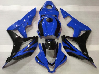 Venta Carenados Moto Honda CBR600RR 2007-2008 - Azul Negro Brillante OEM Estilo