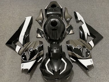 Venta Carenados Moto Honda CBR600RR 2013-2023 - Negro FibraCarbono Blanco Toro