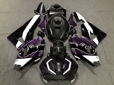 Venta Carenados Moto Honda CBR600RR 2013-2023 - Negro FibraCarbono Blanco Púrpura Toro