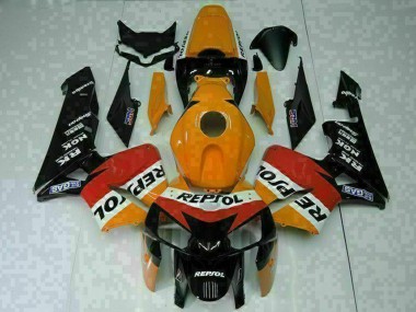 Venta Carenados Moto Honda CBR600RR 2005-2006 - Naranja Blanco Rojo Negro Repsol
