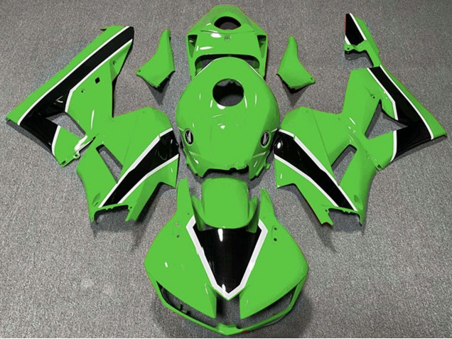 Venta Carenados Moto Honda CBR600RR 2013-2023 - Verde Blanco Negro Brillante
