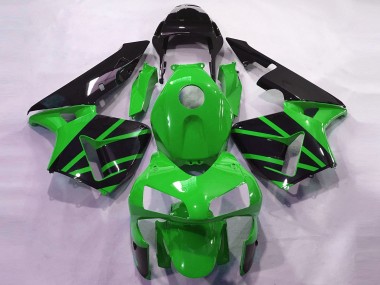 Venta Carenados Moto Honda CBR600RR 2003-2004 - Verde Negro Brillante OEM Estilo