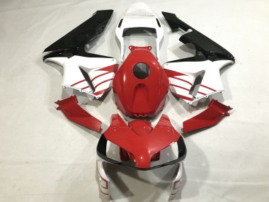 Venta Carenados Moto Honda CBR600RR 2003-2004 - Blanco Rojo Negro Brillante