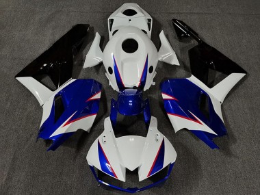 Venta Carenados Moto Honda CBR600RR 2013-2023 - Blanco Azul Negro Brillante