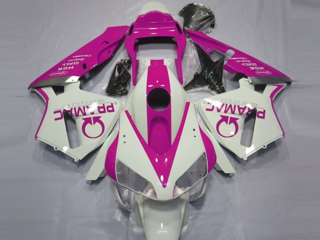 Venta Carenados Moto Honda CBR600RR 2003-2004 - Blanco Rosa Pramac