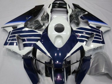 Venta Carenados Moto Honda CBR600RR 2003-2004 - Blanco Azul Fade