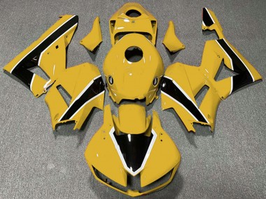 Venta Carenados Moto Honda CBR600RR 2013-2023 - Amarillo Blanco Negro Brillante